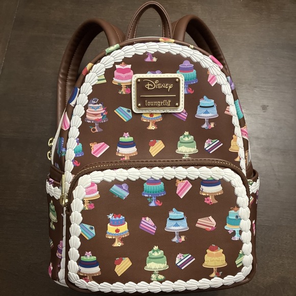 Loungefly Handbags - Loungefly Disney Princess and Sidekicks Pastry Cake Mini Backpack Cute!